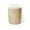 Glitzhome® 18.5" Multi-Functional Textured Garden Stool